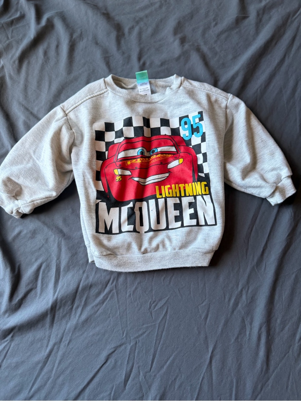 Disney Lightning McQueen Red and Gray Kids Sweatshirt